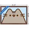 Trends International Pusheen - Blue Surprise Framed Wall Poster Prints - 3 of 4