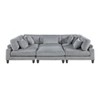 NicBex Couches for Living Room 4-Piece Modular Sectional Sofa Set Upholstered Corduroy Sofa Couch with Cushion Pillows and Solid Wood Legs - 3 of 4