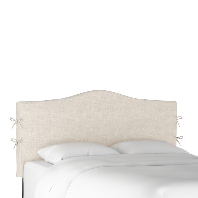target white headboard