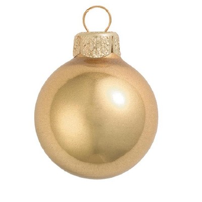 Northlight 8ct Metallic Glass Ball Christmas Ornament Set 3.25" - Gold