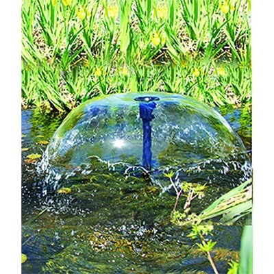 Black Plastic All-in-One Pond Fountain Nozzle Kit