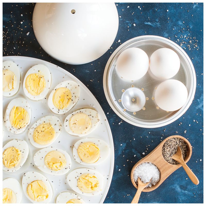 Nordic Ware Microwave Safe Egg Boiler - White, 5 of 8