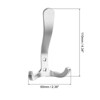 Unique Bargains Stainless Steel Waterproof Robe Hat Hooks and Hangers 4.34" 3 Pcs - 2 of 4