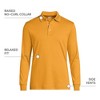 Lands' End Men's Long Sleeve Cotton Supima Polo Shirt - 4 of 4
