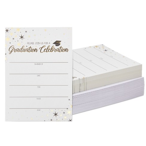 Blank Note Cards with Envelopes (50ct) - White