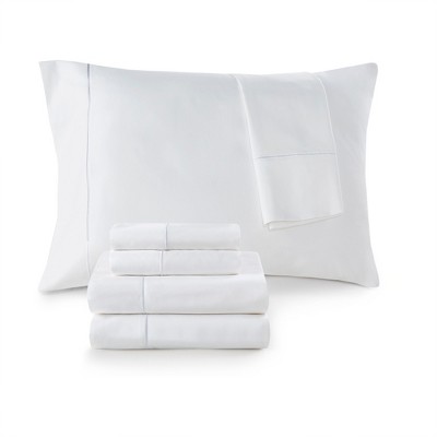 Livn Co. 600 Thread Count Pima Cotton Sateen Sheet Set With Baratta Hem ...