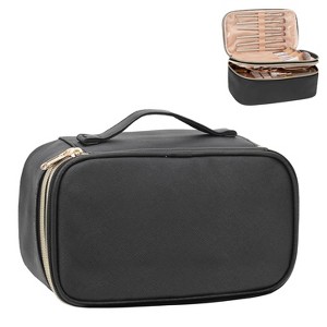 Paaaawaters Small Makeup Bag, Travel Cosmetic Bag Make Up Pouch, Small Makeup Organizer Bag for Women - 1 of 4