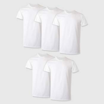 Hanes Premium Men's Short Sleeve Crewneck T-Shirt 5pk - White