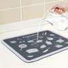 REGALWOVEN Large Diatomaceous Stone Dish Drying Mat for Kitchen Counter, Dishes, Cups - 3 of 4