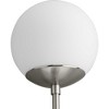 Progress Lighting Haas 2-Light Wall Bracket, Brushed Nickel, Opal Glass Globes, Design Series - 3 of 3