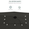 Kumasinova 6.5FT x 10FT Rectangular Patio Umbrella,Steel Outdoor Umbrella with Crank & Tilt,Market Umbrella for Deck,Pool&Patio - 4 of 4