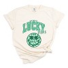 S.W.Smiley Lucky Vibes Smiley - Women's Garment Dyed Graphic T-Shirt - 2 of 4