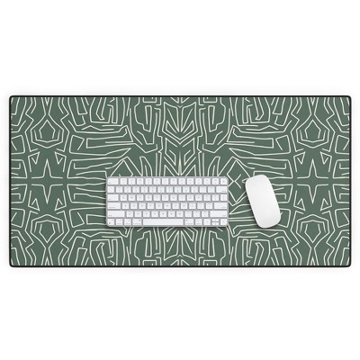 Marta Barragan Camarasa Abstract pattern linear stroke Desk Mat - Deny Designs