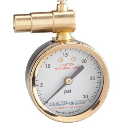  Meiser Presta-Valve Dial Gauge with Pressure Relief 30psi 