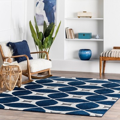 Nuloom Gabriela Contemporary Trellis  Area Rug, 2' x 3', Blue