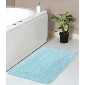 Casual Elegence Collection Cotton Reversible Tufted Bath Rug - Home Weavers - 1 of 4