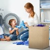 Racxily Foldable Laundry Hampers Washing Clothes Laundry Basket with Lid Handles Storage Organizer - 3 of 3