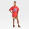 Boys' Miles Moralse Americana Short Sleeve Graphic T-Shirt - Red - 4 of 4