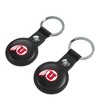 NCAA Big 12 Universities Insignia Black Airtag Holder 2-Pack - 2 of 4