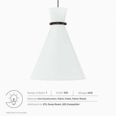 Starlight White Satin Brass 72" LED Indoor/Outdoor Pendant Light