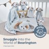 Bearington Baby Lil' Waggles Plush Stuffed Animal Blue Puppy with Rattle, 8 inches - 2 of 4