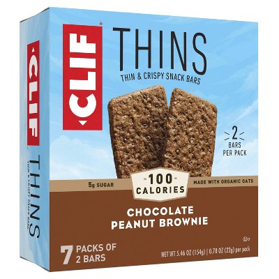 Clif Bar Thins Chocolate Peanut Brownie - 5.46oz
