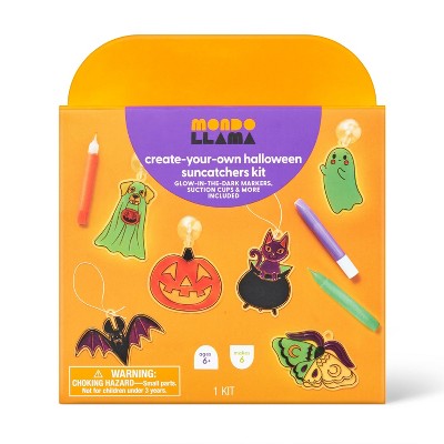 6ct Halloween Characters Suncatchers Craft Kit - Mondo Llama™