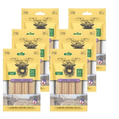 Yellow Yak Churro with Chicken Soft Dog Dental Chew - Case of 6/4 oz