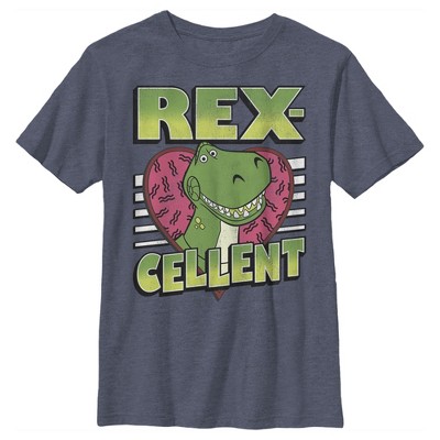 Boy's Toy Story Valentine Rex-cellent T-shirt : Target