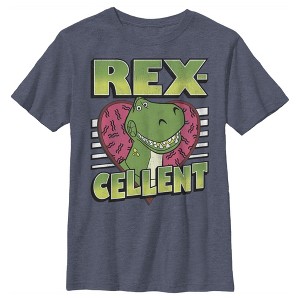 Boy's Toy Story Valentine Rex-Cellent T-Shirt - 1 of 3