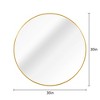 MAYEERTY Metal Framed Round Bathroom Mirror for Wall - 4 of 4