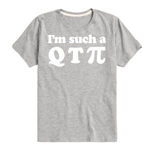 Boys' - Instant Message - I'm Such A Q T Pi Short Sleeve Graphic T-Shirt - 1 of 4
