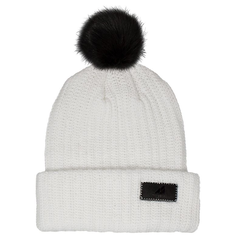 Arctic Gear Adult Cotton Cuff Winter Hat with Pom, 1 of 7