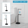 BWE Round Freestanding Toilet Paper Holder - 3 of 4