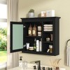ALEXOUN 19'' x 12'' Bathroom Vanity Mirror, with Wall Mounted Bathroom Storage Cabinet, Modern Bathroom Wall Mirror,Mirror Cabinet Open Shelves - 2 of 4