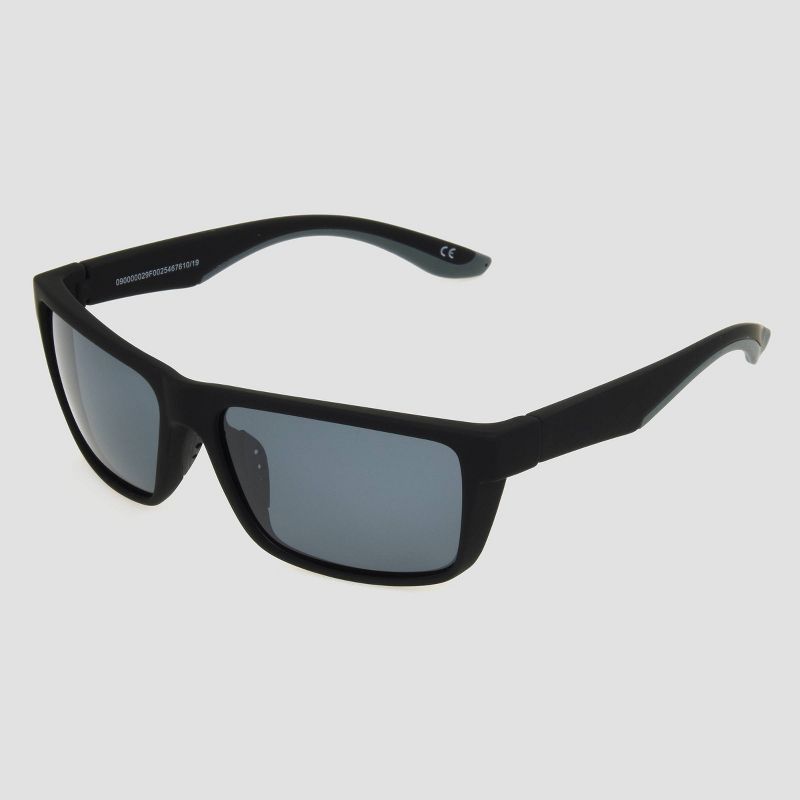 Men&#39;s Surfer Shade Rubberized Sunglasses Polarized Lenses - All In Motion&#8482; Black, 3 of 4