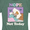 Women's - Disney Princess - Nope Not Today Short Sleeve Graphic T-Shirt - 2 of 4