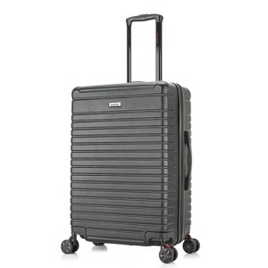 InUSA Deep Lightweight Hardside Medium Checked Spinner Suitcase - 1 of 4