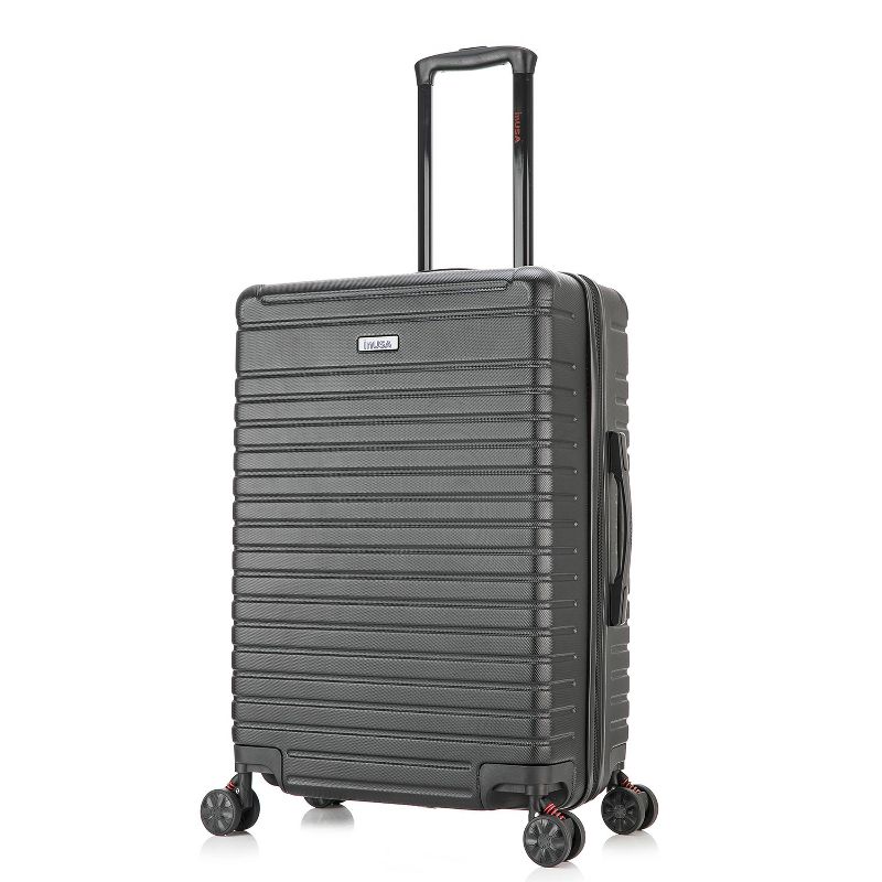 InUSA Deep Lightweight Hardside Medium Checked Spinner Suitcase, 1 of 10