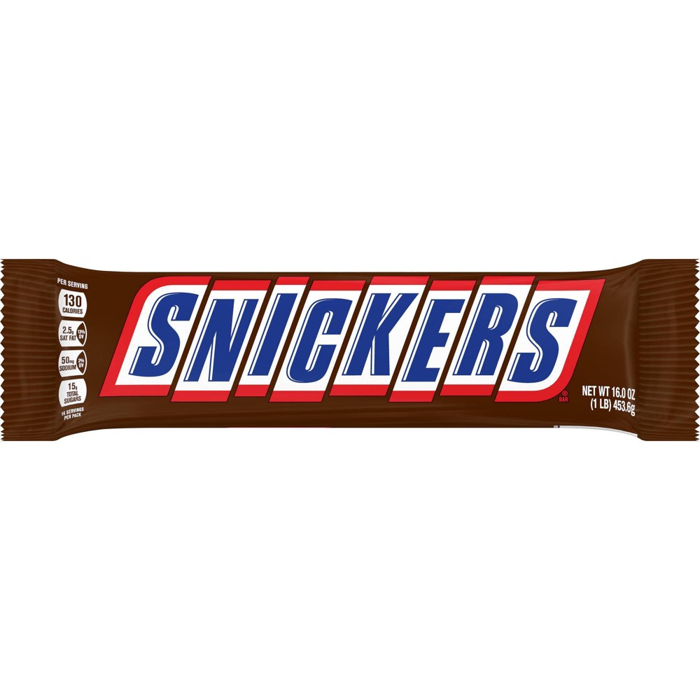 UPC 040000460084 product image for Snickers Holiday XXL Slice N' Share Bar - 16oz | upcitemdb.com