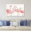 Flamingo Fever I by Anne Tavoletti Unframed Wall Canvas - iCanvas - image 3 of 4