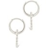SHINE by Sterling Forever Hassie Delicate Twist Hoops - 4 of 4