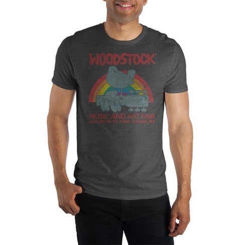 Woodstock Vintage Crew Neck Short-Sleeve T-shirt - image 1 of 1