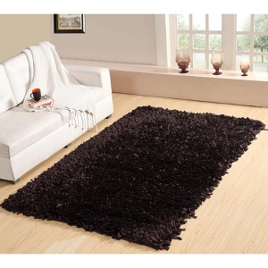 Bella Premium Jersey Shaggy Polyester with Cotton Backing Accent Rug - Home Weavers - 1 of 3