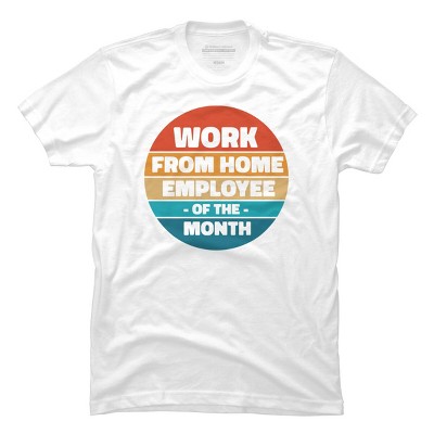 Men's Design By Humans Home office - employee of the month By RandomDudeArt T-Shirt