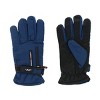 CTM Men's Lined Winter Gloves with Zipper Pocket - 2 of 4