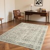 Vintage Washable Area Rug – Distressed Non-Slip Stain-Resistant Carpet for Living Room, Bedroom, Office - 3 of 4