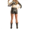 Women's Faux Leather & Studded Shorts - Rock & Roll Denim - 2 of 3