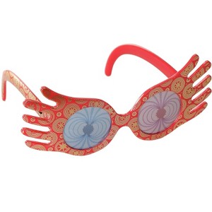 HalloweenCostumes.com One Size Women Womens Harry Potter Luna Lovegood Glasses Halloween Costume Accessory, Red/Blue/Purple/Orange - 1 of 4
