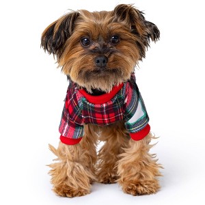 Rocky Thermal Fleece-Lined PET Sweater for Dogs, Puppies, Cats - Warm Coat Bodysuit One-Piece Jacket, Jammies with Leg Warmers - 1 of 4